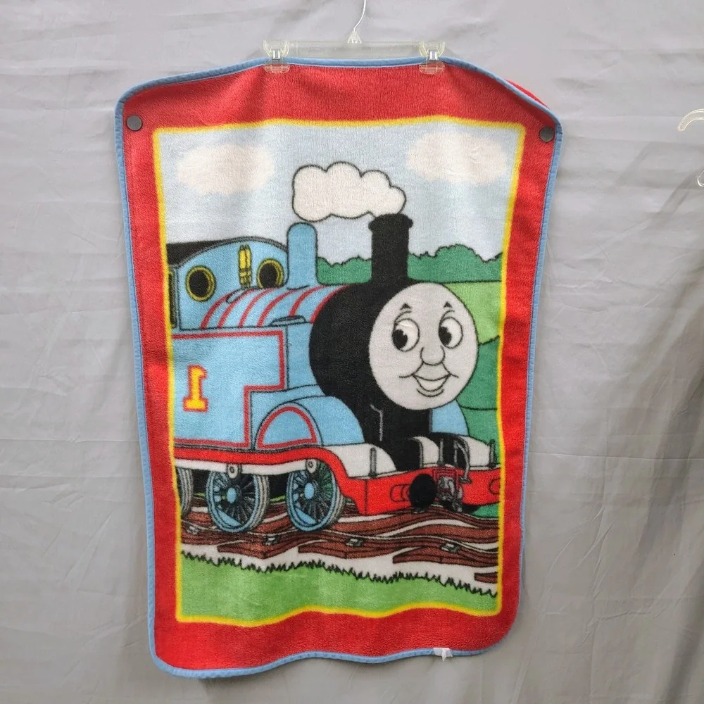 Thomas‎ & Friends Thomas the Tank Engine Fleece Snap Throw Blanket Blue 43x32